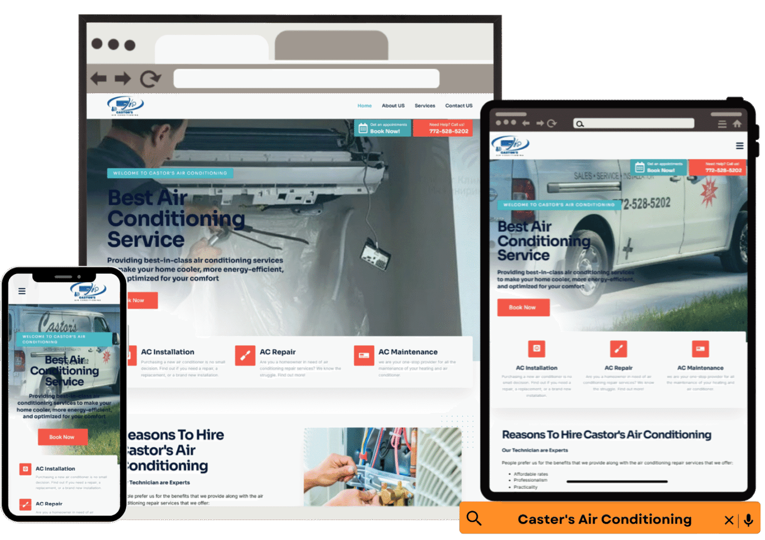 ThermalPro Air Solutions website preview